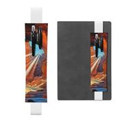 JHLMN Pen Holder for Notebook Adjustable Elastic Band Pencil Holder Antelope Canyon Bookmark PU Leather Pen Sleeve Pouch Pencil Case Book Marks Page Marker for Planners Journals Book