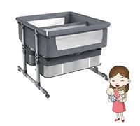 JHLP Baby Sleeper Bed - Twins Bassinet Bedside Sleeper With Detachable Cloth Cover, Foldable Travel Bassinet For Baby, Side Bed Bassinet For Baby, Twin Baby Crib