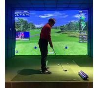 JHLP HD Impact Screen for Indoor Golf Simulator - Ideal Training Projection Surface - Durable Driving Net - Perfect for Home Practice