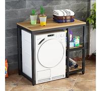 JHLP Multifunctional Wooden Organizer - Freestanding Washing Machine Storage Rack For Bathroom, Balcony & Laundry Room - Over Washing Machine Storage Unit