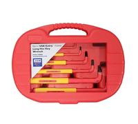 JHM Butt 6 Piece Hex Key Set Extra Long Vde Approved 1000V