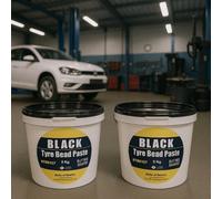 JHM Butt Tyre Changer Tyre Soap Mounting Bead Paste Sealer Sealant Fitting Soap 5Kg Black X 2