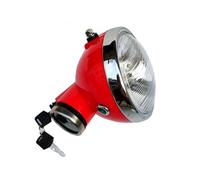 JHMHCOQ Motorbike Headlamp Front Headlight For Monkey For Gorilla Z50 Z50A Z50J Z50R Z110 For Z125 For Mini Trail Headlight Headlamp Assembly Belt Oil(With key Red)