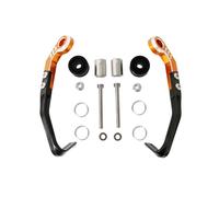 JHMHCOQ Motorcycle Handguard Motorcycle Accessories Motorcycle Brake Handle Protects CNC Adjustable Pro Hand Guard for 790 RC390 890 1290 690 Duke390 Handguard Protector(B Orange)