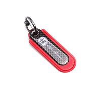 Jhmyar Car Carbon Fiber Key.Keychain Ring Keychain Decoration for Alfa Romeo 159GT Giulia Stelvio Giulietta Car Accessories, Logo Red, Universal
