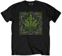 jhn Cypress Hill '420 Leaf' (Black) T-Shirt & ! L
