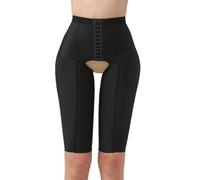 JHNGYJY Thigh Shaper Pants for Women After Liposuction,High Waist Shapewear Pants Tummy Control Open-Crocth Hip Lifter Leggings Ideal for Liposuction & Postpartum Recovery(S, Black)