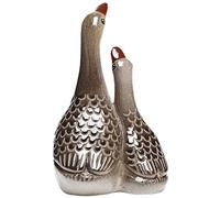 JHNIF Purple Clay Zisha Tea Pet, Color-Changing Goose Statue Tea Table Decoration