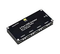 Jhoinrch 4 Port USB Isolator onboard Adum3160 Chip 2W 5V Regulated Power Supply Supports 12Mbps Speeds and 1.5KV Voltage Isolation