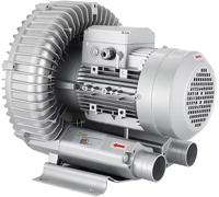 JHOMHF 110V 120W Single Phase Large Airflow Type Turbine Blower High-Pressure Vortex Ring Blower Regenerative Blower Industrial Vacuum Pump