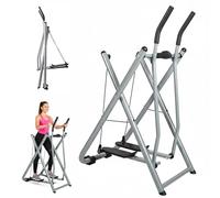 JHOMHF Air Walker Exercise Machine, Small Space Walker Aerobic Stepper, Foldable Elliptical Cross Trainer Glider For Men Women Home Fitness Equipment