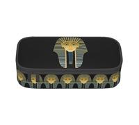 JHOMHF Ancient Egyptian Large Capacity Pencil Cases Portable Durable Pencil Pouch Organizer with Zipper Pencil Box for Student Teen Adults(A17)