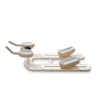 JHOMHF Detachable Core Crawler With LED Timer,16.5" Long-Stroke Spine Twist & Stretch Trainer,Automatic Ab Roller Machine For Back Pain Relief Low-Impact Waist Leg Workout