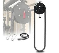 JHOMHF Endless Rope Trainer Portable Cable Pulley System With Adjustable Resistance For Home Gym Full-Body Workout Machine For Arms Back Grip Strength Coordination Training(Black)