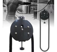 JHOMHF Endless Rope Trainer Pull Rope Home Gym Equipment For Muscle Endurance & Upper Body Workout Full-Body Functional Fitness Training(Black)