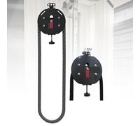 JHOMHF Endless Rope Trainer With Adjustable Resistance - Pulley Cable Machine For Grip Arms Back & Full-Body Coordination Workout(Red)