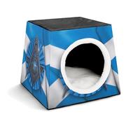 JHOMHF Freemasonry Masonic Vintage Print Dog Cat Bed For Indoor 14in Removable Washable Fluffy Pet Bed For Small Medium Dogs And Cats(Style5)