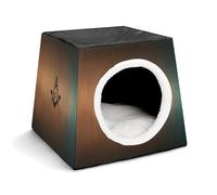 JHOMHF Freemasonry Masonic Vintage Print Dog Cat Bed For Indoor 14in Removable Washable Fluffy Pet Bed For Small Medium Dogs And Cats(Style6)