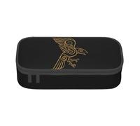 JHOMHF Nordic Viking Totem Vintage Lightweight Pencil Cases Large Capacity Portable Pen Box Pencil Pouch Organizer for Women Men Girl Boy(A22)