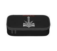 JHOMHF Nordic Viking Totem Vintage Lightweight Pencil Cases Large Capacity Portable Pen Box Pencil Pouch Organizer for Women Men Girl Boy(A5)