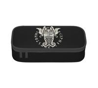 JHOMHF Nordic Viking Totem Vintage Lightweight Pencil Cases Large Capacity Portable Pen Box Pencil Pouch Organizer for Women Men Girl Boy(A2)