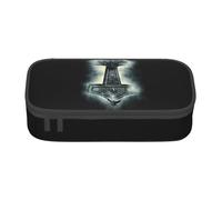 JHOMHF Nordic Viking Totem Vintage Lightweight Pencil Cases Large Capacity Portable Pen Box Pencil Pouch Organizer for Women Men Girl Boy(A18)