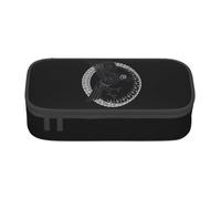 JHOMHF Nordic Viking Totem Vintage Lightweight Pencil Cases Large Capacity Portable Pen Box Pencil Pouch Organizer for Women Men Girl Boy(A7)