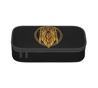 JHOMHF Nordic Viking Totem Vintage Lightweight Pencil Cases Large Capacity Portable Pen Box Pencil Pouch Organizer for Women Men Girl Boy(A23)