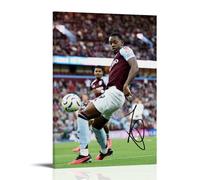 Jhon Duran Poster Famous Football Stars Modern Home Bedroom Wall Art Decor Canvas 08 x 12 Inch (20 x 30 cm)