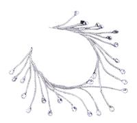 JHOO Noble Rhinestone Hair Accessories Bride Crystal Headband Decorative Headwear Wedding Hair Piece