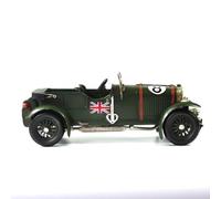 JHRFU Mini Retro Tin Classic Car Ornaments Simulation Old World War II Car Model Birthday Gift Home Decoration Crafts