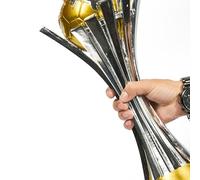 JHRFU World Club Champions Trophy Height 40Cm/15.8Inch Football League Cup Souvenir Fans Gifts Home Office Bar Ornament