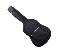 JHSDHYD Guitar Bag 41 Inch Acoustic Guitar Bag Waterproof Rip-Stop Oxford Nylon Double Straps Padded Black Guitar Case Musical