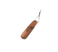 JHSDHYD Long Shoe Horn 1Pcs Solid Wood Shoe Horns Short Handle Shoehorn Shoes Spoon Home Hotel Spatula(15.5cm Wood color)