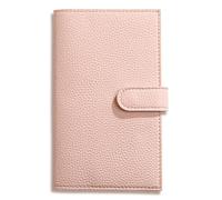 JHSDHYD Pocket Notebook A6 Weekly Planner Notebook Compact Leather Cover, Ideal For On The Go Scheduling. Keep Your Week Organized Effortlessly(Pink)