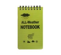 JHSDHYD Pocket Notebook Waterproof Pocket Notebook Notepad All Weather Spirals Write In The Rain For Outdoor Activities(Yellow)