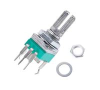 JHSLJCQS Potentiometer, 5pcs/lot Sealed RK097N Single Vertical Potentiometer, B1K B20K B50K B100K-B1M, Handle 15MM Flowers, 1K/20K/50K/100K/500K/1M OHM(1K Ohm)