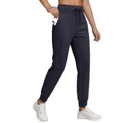 Jhsnjnr Womens Drawstring Petite Joggers Fleece Lined Cuffed Running Sweatpants Ski Cycling Waterproof Tracksuit Bottoms Deep Grey