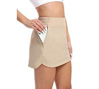 Jhsnjnr Womens Tennis Skirt with Shorts Pockets Elasticated Waist Sports Skirts Workout Golf Athletic Skort