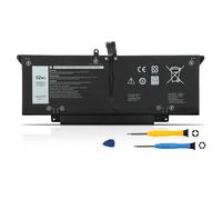JHT2H Battery for Dell Latitude 7310 Latitude 7410 Chromebook Enterprise P33S P34S P34S001 P33S001 4V5X2 7CXN6 K36KR T3JWC 0WY9MP 04V5X2 HRGYV X825P XMT81 YY3GJ Notebook Battery 6500mAh 52Wh 4-Cell