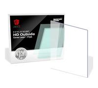 JHTII 17pcs Welding Helmet HD Outside Cover Lens 4.5"X5.25"X0.059" for Welding Helmet Replacement Outside Lens Filter Covers