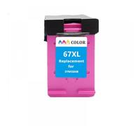 JHTRHZ 67 67XL Ink Cartridge Compatible For 6058 6052 6055 Deskjet 1225 2732 Printer(1 Color)