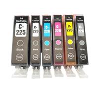 JHTRHZ PGI-225 CLI-226 Ink Cartridge Compatible With Printers(1 Set 6 Colors)