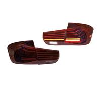 JHVVBFWF For B&MW 3 Series F30 F35 F80 320i 328i 330i 335i 2013-2018 Car LED CLS Taillights RGB Rear Lamps LED Taillight Assembly Car Taillight(Red)