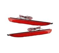 JHVVBFWF For Mazda 6 2003-2008 For Mazda 6 Atenza Sport Mazdaspeed 1 Pair RED/Smoked Lens Rear Bumper Reflector LED Tail Brake Light Car Rear Light Assemblies(2pcs RED LENS)