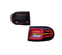 JHVVBFWF For Toyota FJ For Cruiser 2007-2017 1 Pair Car Tail Light Assembly LED Dynamic Turn Signal Tail Lamps Reverse Tailights Car Taillight(Red)