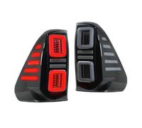 JHVVBFWF For Toyota For Hilux 2015-2020 2x Car Tail Light Assembly LED Turning Signal Lights DRL Brake Reverse Tailights Taillamp Car Taillight