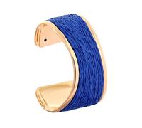 JHWZAIY Raffia Colorful Chunky Cuff Bracelet For Women Statement Irregular Wave Vacation Tropical Beachy Spring Summer Wide Open Bangle Handmade Boho Costume Jewelry Accessories, One Size, Raffia, no
