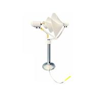 JHXHFJXZ 1-10W Miniature Spiral Wind Turbine Scientific Experiment Power Lamp White Solar Wind Generator Model With LED Light 320mm for Physical Power Generation Experiment