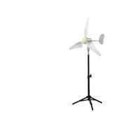 JHXHFJXZ 1-24V/50W Portable Micro Wind Turbine For Outdoor Camping, Portable With Generator For Breeze for Physical Power Generation Experiment(White)